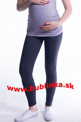 Tehotenské bavlnené legíny, modré jeans. Skladom M,L,XL,2XL